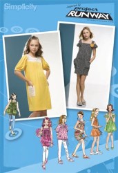 2983 GIRLS TWISTED KNIT DRESSES SLVS OR NOT,TOPS PATTERN 8-16